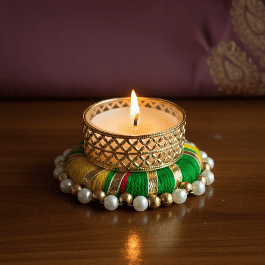 Home Decoration T-Light Candle (Pack of 2)