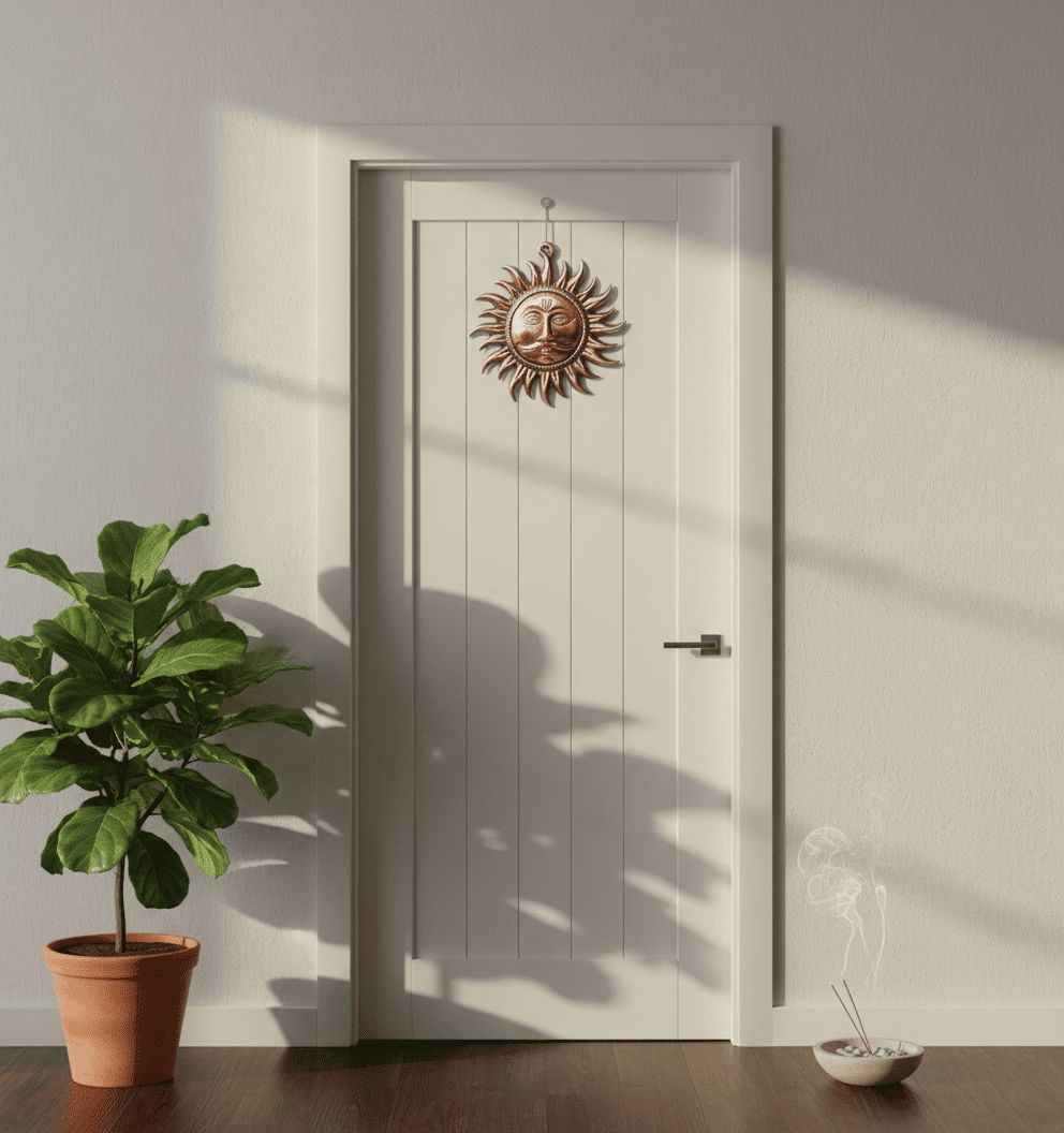 Copper Sun Wall Hanging – For Growth, Good Health & Positive Energy