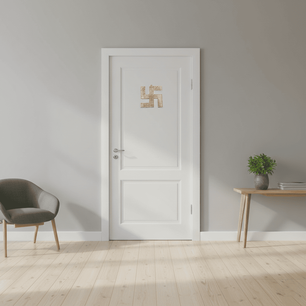 Copper Swastik – For Good Fortune, Protection & Auspicious Energy