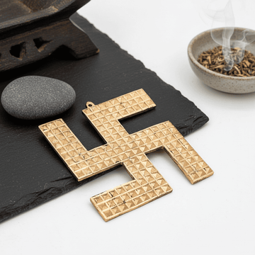 Copper Swastik – For Good Fortune, Protection & Auspicious Energy