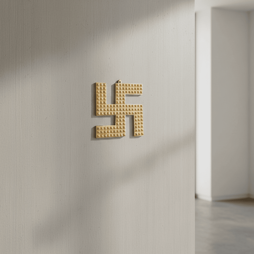 Copper Swastik – For Good Fortune, Protection & Auspicious Energy